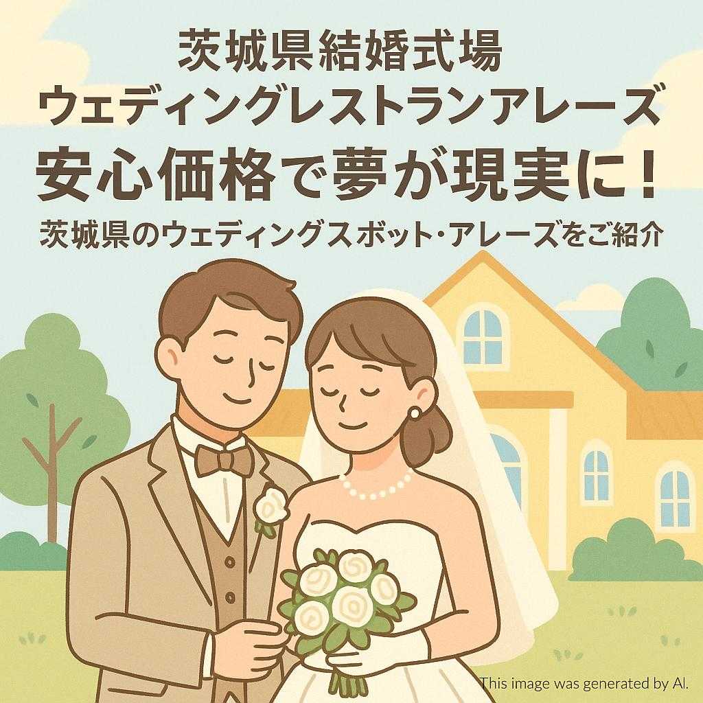 茨城県結婚式場 ウェディングレストランアレーズ 安心価格で夢が現実に！茨城県のウェディングスポット・アレーズをご紹介