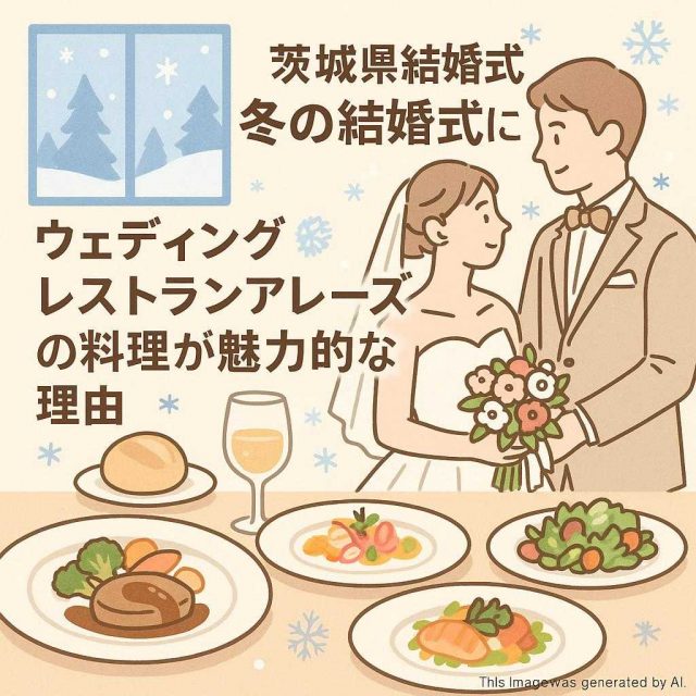 茨城県結婚式冬の結婚式に最適！ウェディングレストランアレーズの料理が魅力的な理由