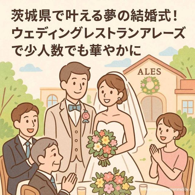 茨城県で叶える夢の結婚式！ウェディングレストランアレーズで少人数でも華やかに