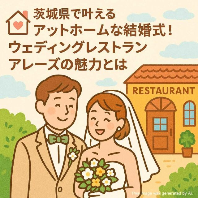 茨城県で叶えるアットホームな結婚式！ウェディングレストラン アレーズの魅力とは