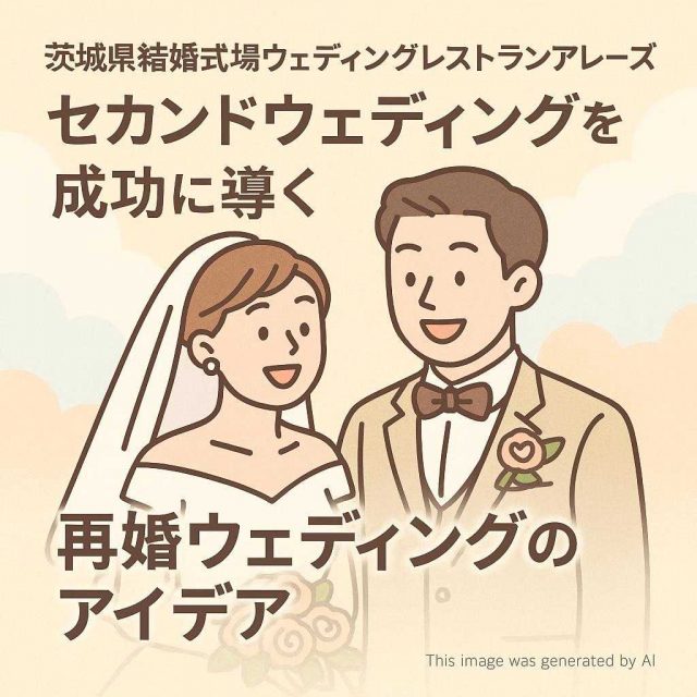 茨城県結婚式場ウェディングレストランアレーズ セカンドウェディングを成功に導く再婚ウェディングのアイデア