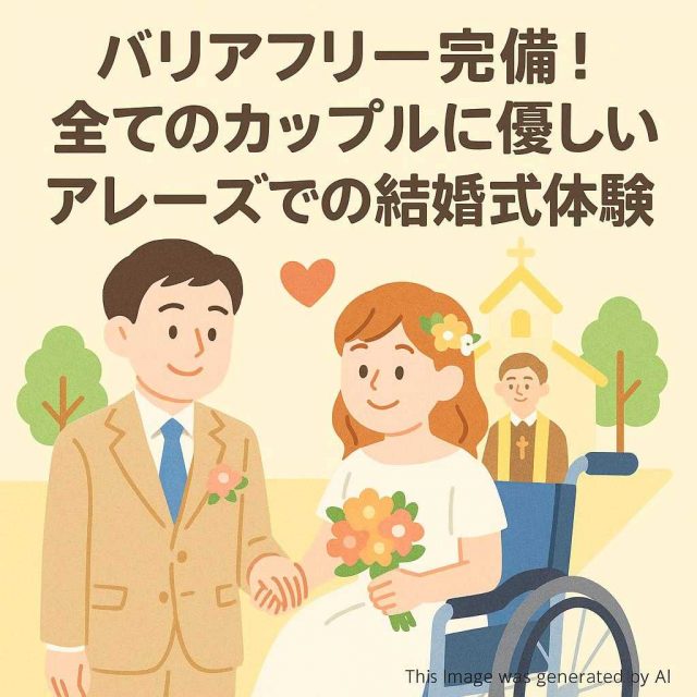 バリアフリー完備！全てのカップルに優しいアレーズでの結婚式体験談