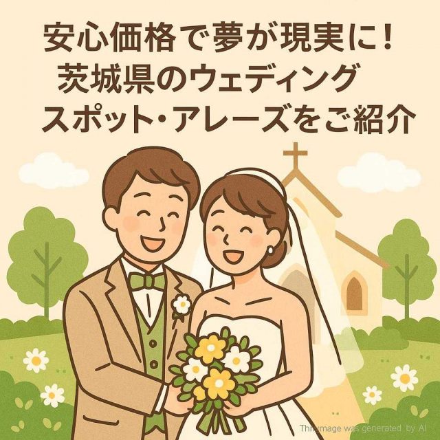安心価格で夢が現実に！茨城県のウェディングスポット・アレーズをご紹介