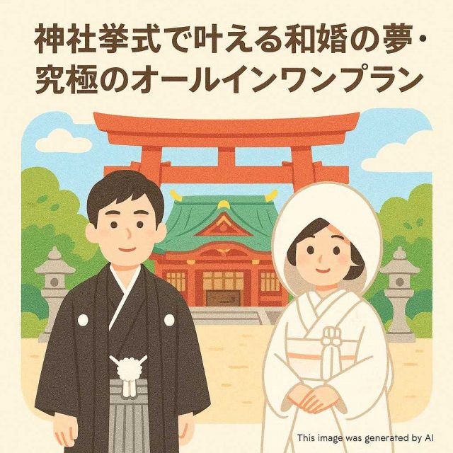 神社挙式で叶える和婚の夢・究極のオールインワンプラン