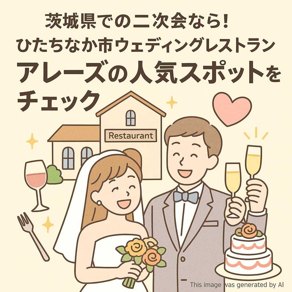 茨城県での二次会なら！ひたちなか市ウェディングレストランアレーズの人気スポットをチェック