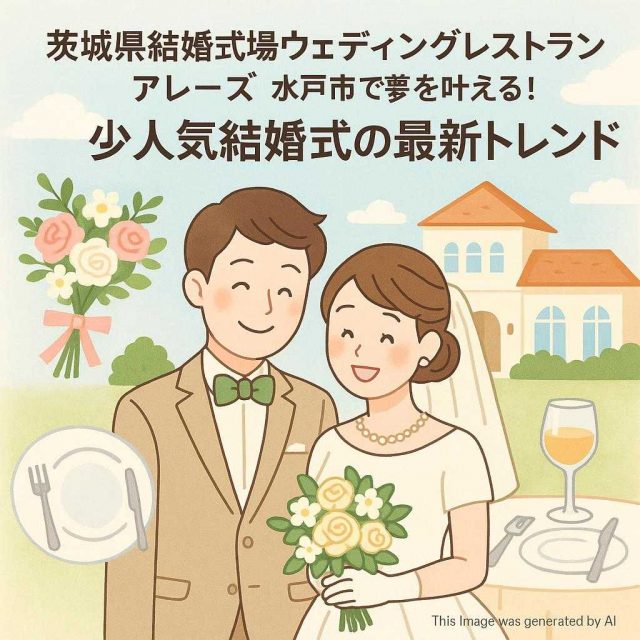 茨城県結婚式場ウェディングレストランアレーズ 水戸市で夢を叶える！少人数結婚式の最新トレンド