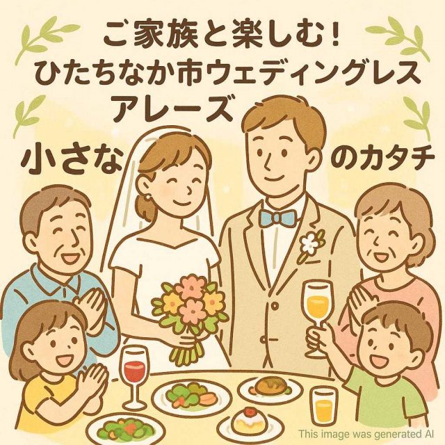 ご家族と楽しむ！ひたちなか市ウェディングレストランアレーズ小さな幸せのカタチ