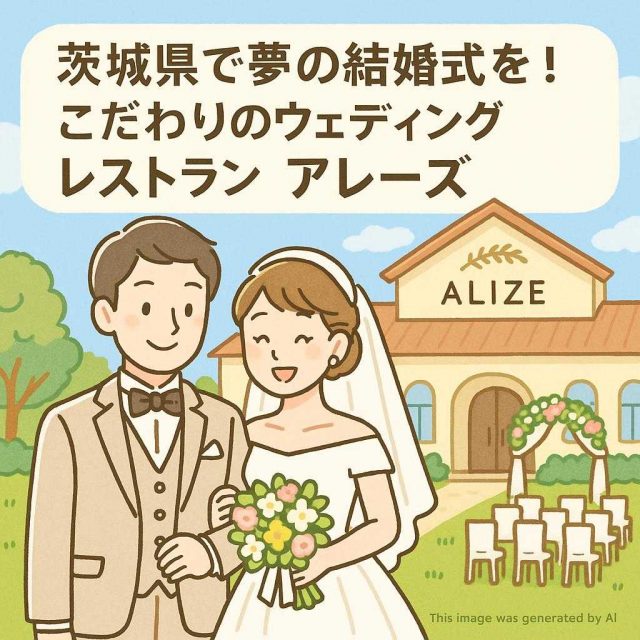 茨城県で夢の結婚式を！こだわりのウェディングレストラン アレーズ