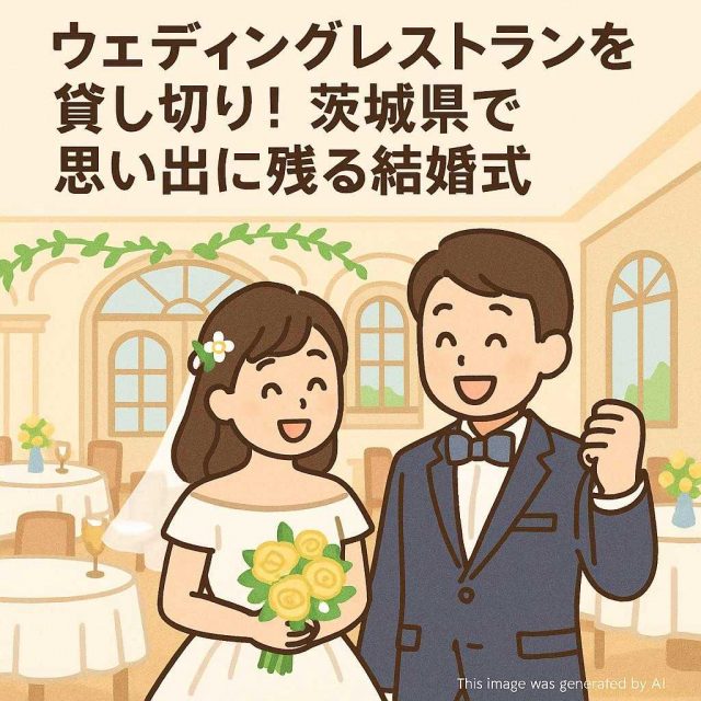 ウェディングレストランを貸し切り！茨城県で思い出に残る結婚式