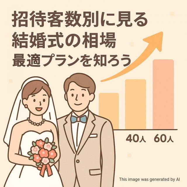 招待客数別に見る結婚式の相場：最適プランを知ろう