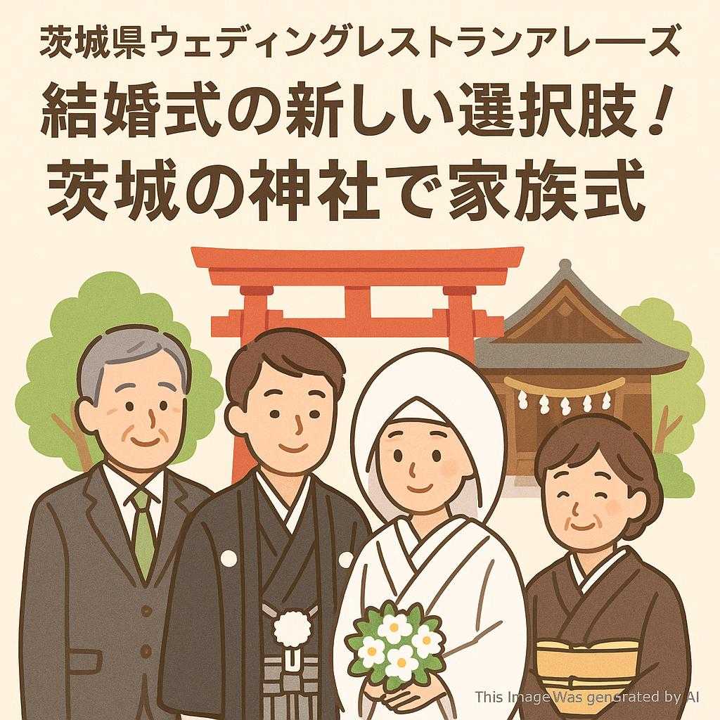 茨城県ウェディングレストランアレーズ 結婚式の新しい選択肢!茨城の神社で家族式