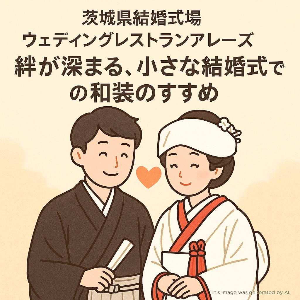 茨城県結婚式場 ウェディングレストランアレーズ 絆が深まる、小さな結婚式での和装のすすめ