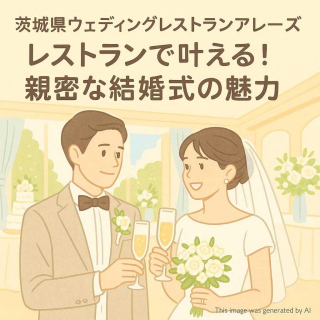 茨城県ウェディングレストランアレーズ レストランで叶える！親密な結婚式の魅力