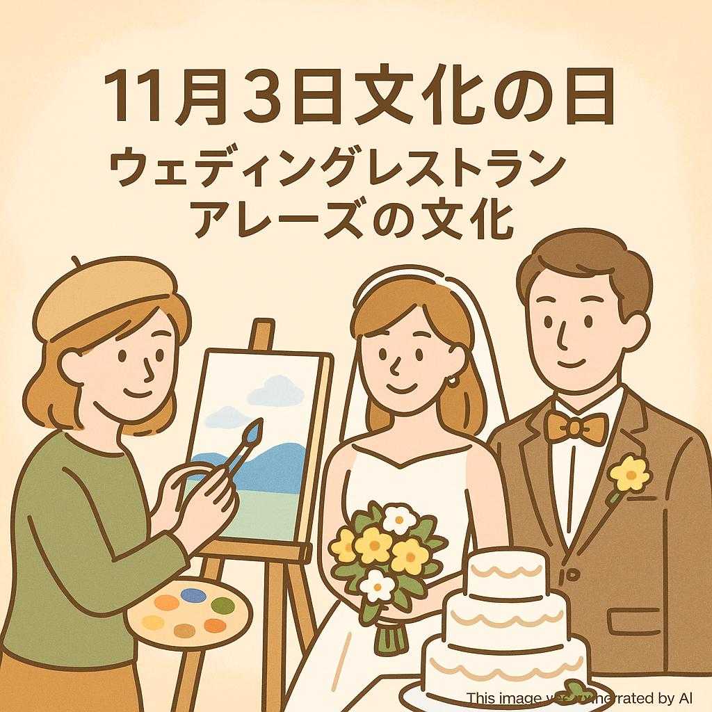 11月3日文化の日 ウェディングレストランアレーズの文化