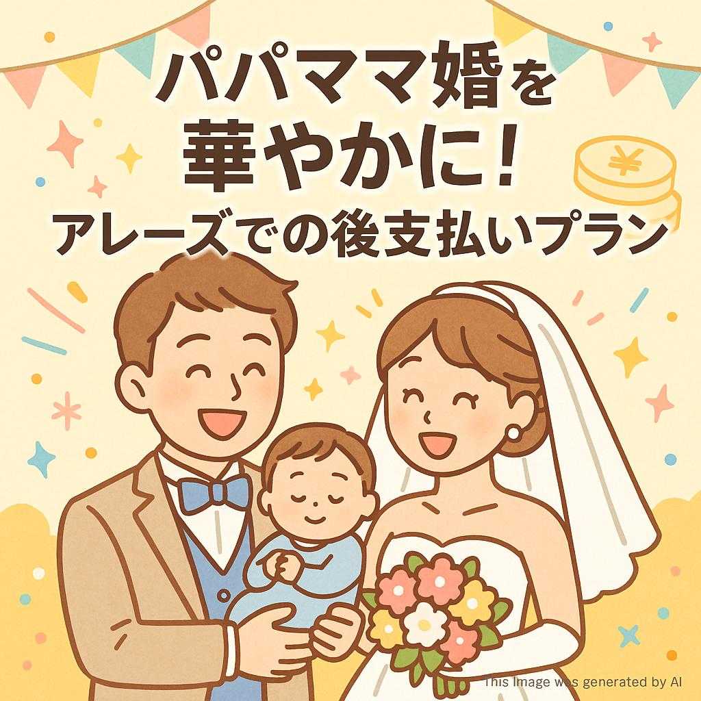 パパママ婚を華やかに！アレーズでの後支払いプラン