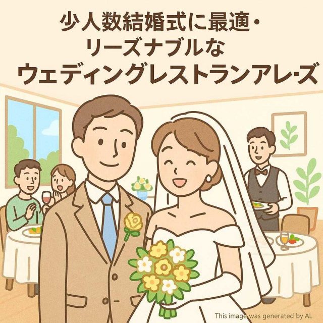 少人数結婚式に最適・リーズナブルなウェディングレストランアレーズ