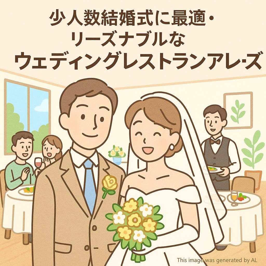 少人数結婚式に最適・リーズナブルなウェディングレストランアレーズ