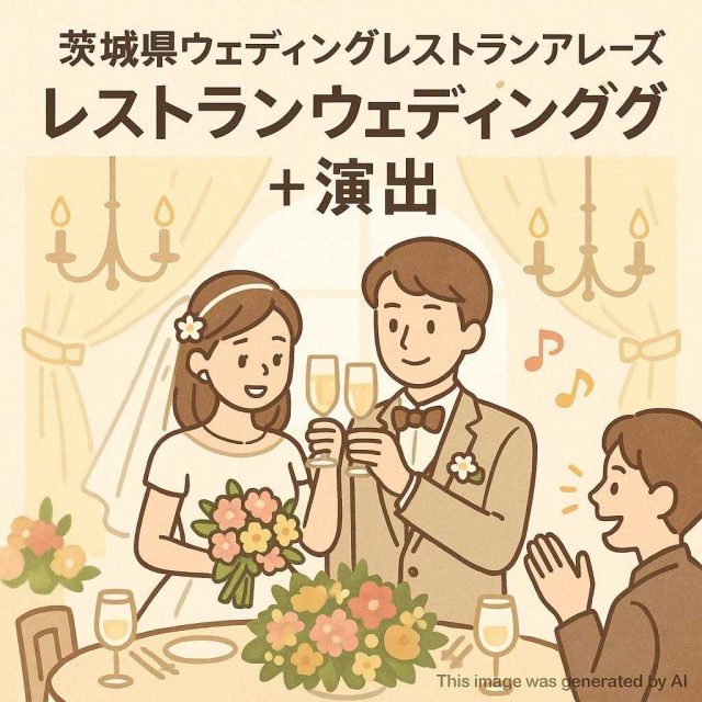 茨城県ウェディングレストランアレーズ レストランウェディング + 演出