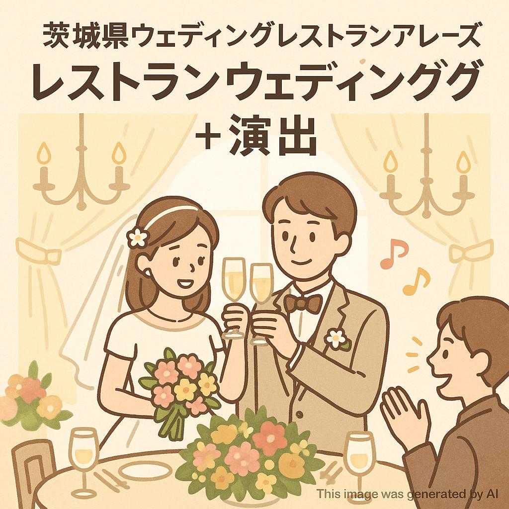 茨城県ウェディングレストランアレーズ レストランウェディング + 演出
