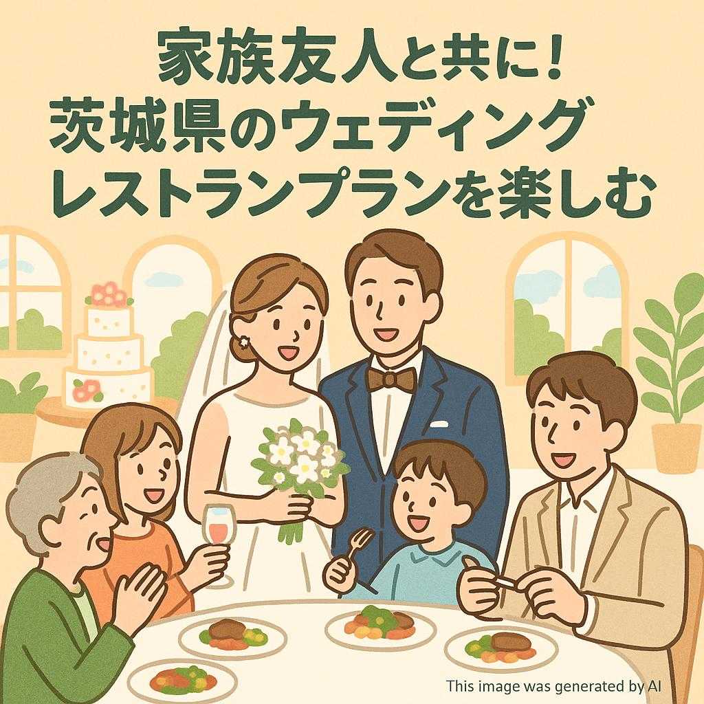 家族友人と共に！茨城県のウェディングレストランプランを楽しむ