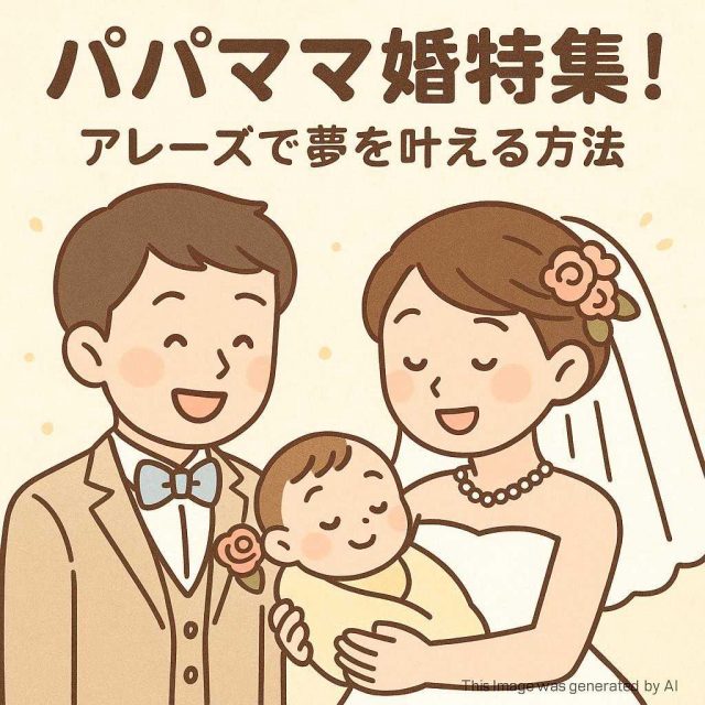パパママ婚特集！アレーズで夢を叶える方法