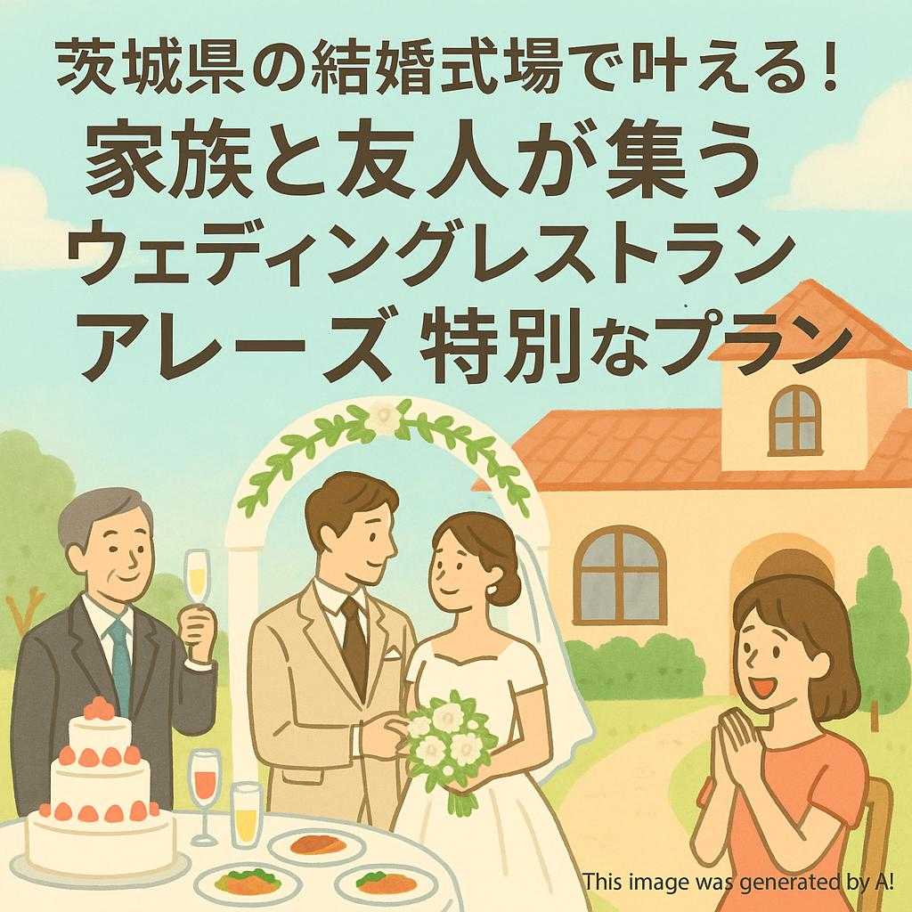 茨城県の結婚式場で叶える！家族と友人が集うウェディングレストラン アレーズ特別なプラン