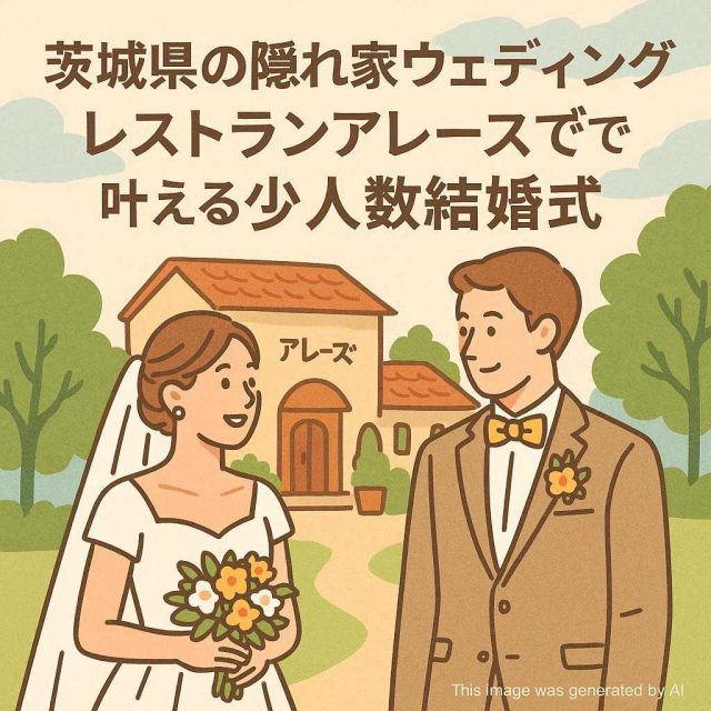 茨城県の隠れ家ウェディング・レストランアレーズで叶える少人数結婚式