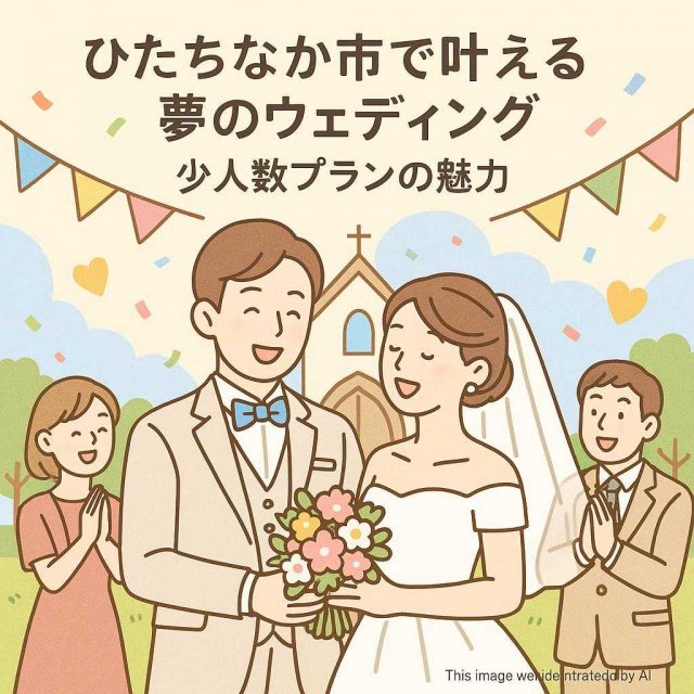 ひたちなか市で叶える夢のウェディング 少人数プランの魅力
