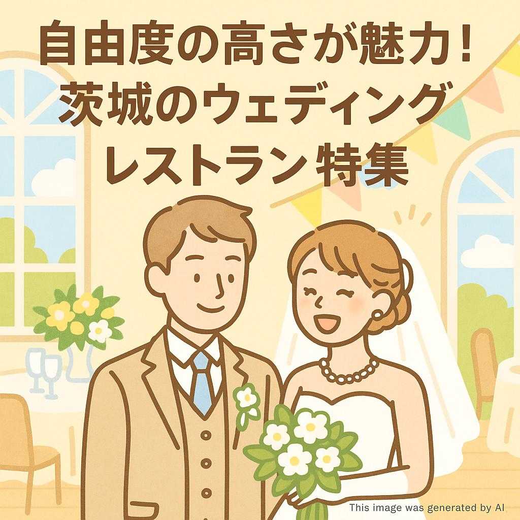 自由度の高さが魅力！茨城のウェディングレストラン特集