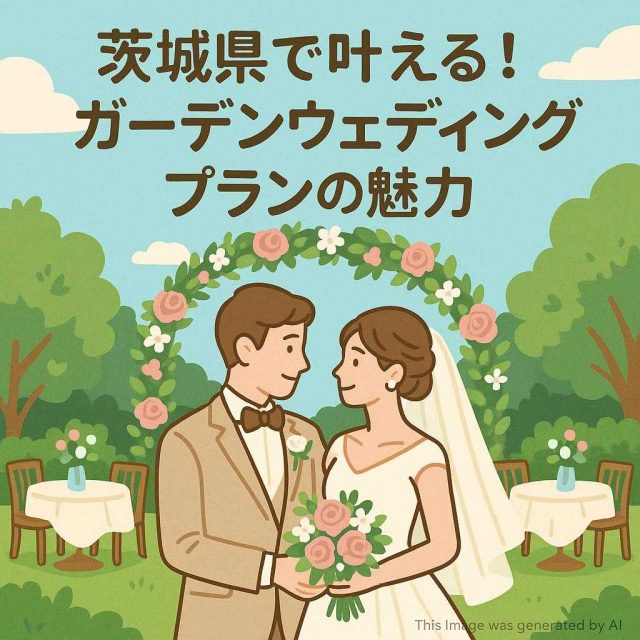 茨城県で叶える! ガーデンウェディングプランの魅力