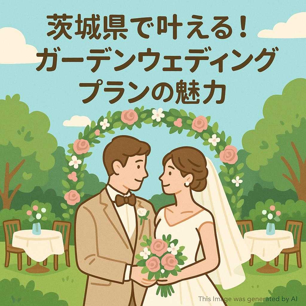 茨城県で叶える! ガーデンウェディングプランの魅力