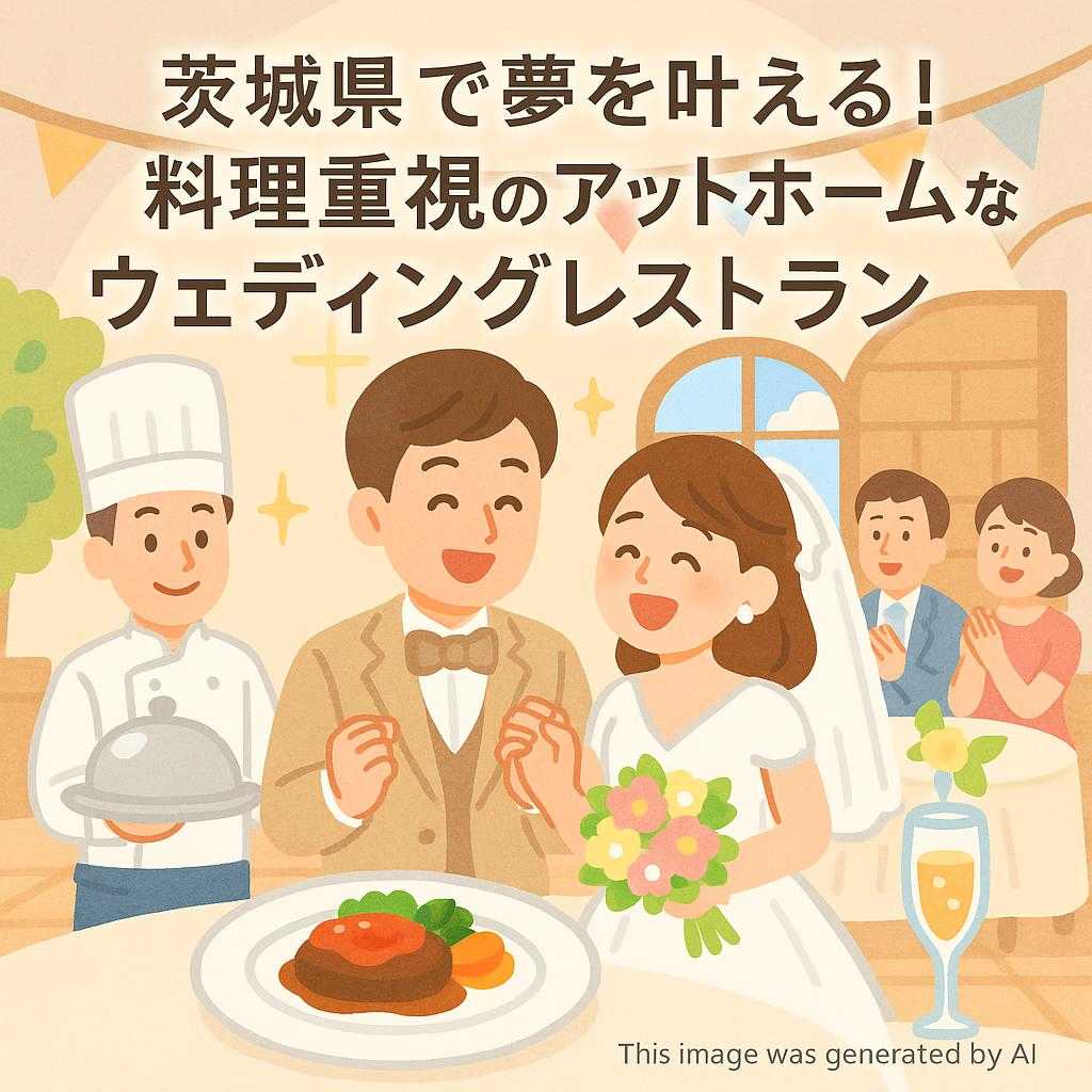 茨城県で夢を叶える！料理重視のアットホームなウェディングレストラン