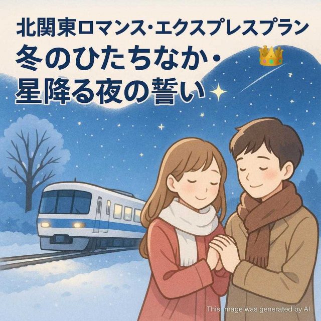 北関東ロマンス・エクスプレスプラン👑 冬のひたちなか・星降る夜の誓い🌟