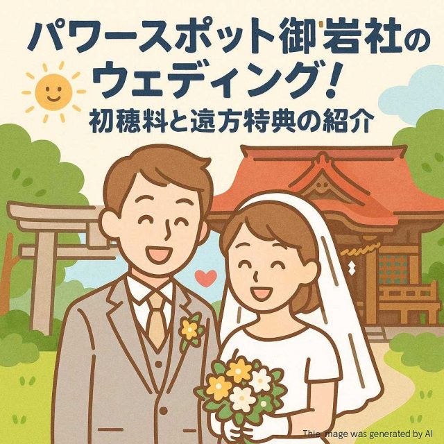 パワースポット御岩神社のウェディング！初穂料と遠方特典の紹介