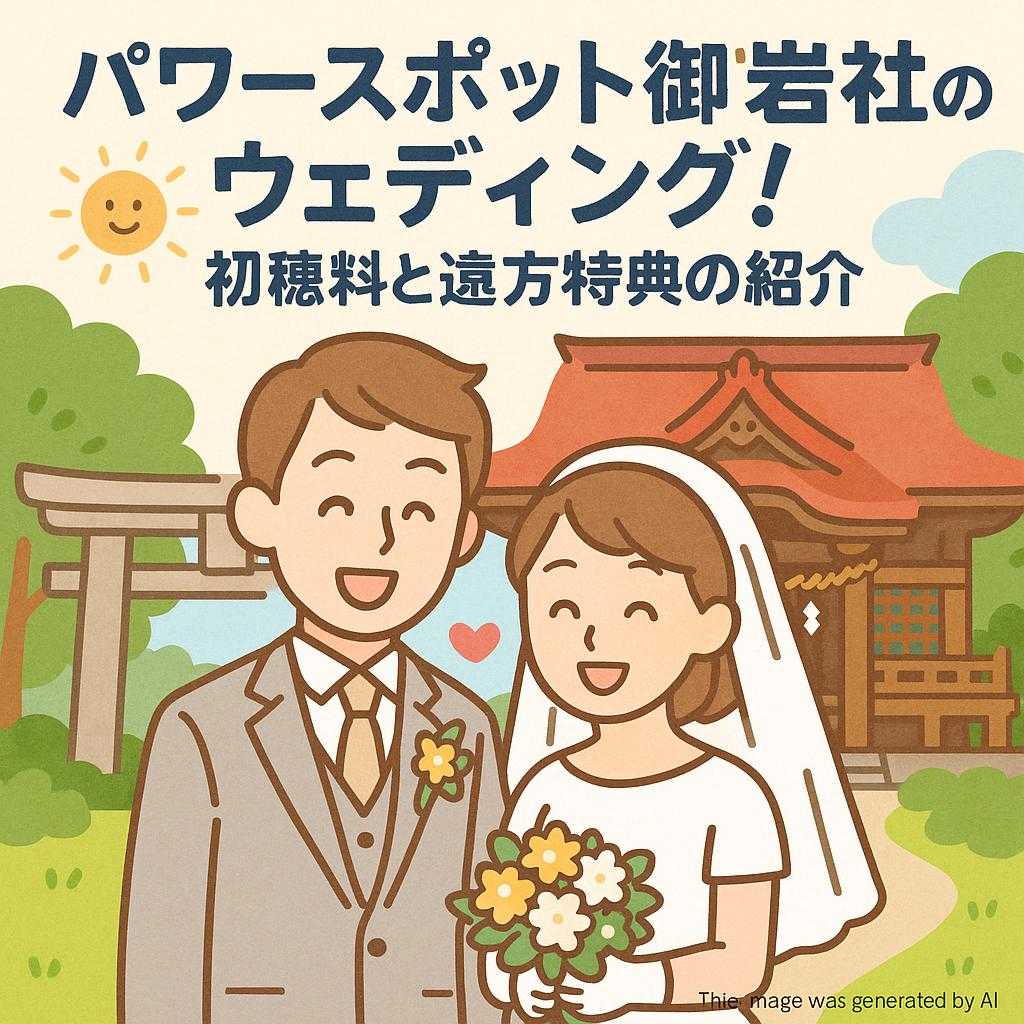 パワースポット御岩神社のウェディング！初穂料と遠方特典の紹介