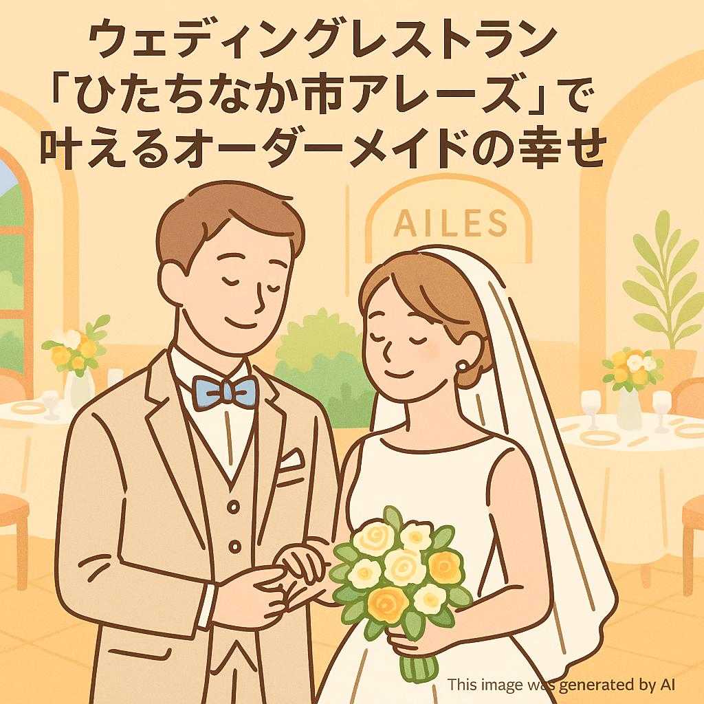 ウェディングレストラン「ひたちなか市アレーズ」で叶えるオーダーメイドの幸せ