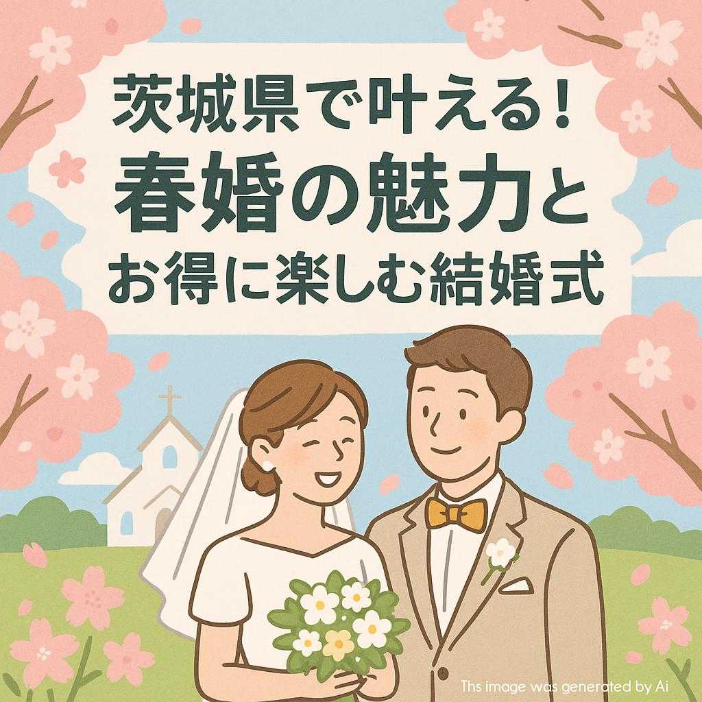 茨城県で叶える！春婚の魅力とお得に楽しむ結婚式