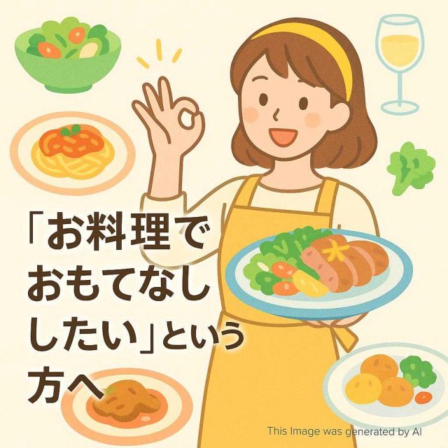「お料理でおもてなししたい」という方へ