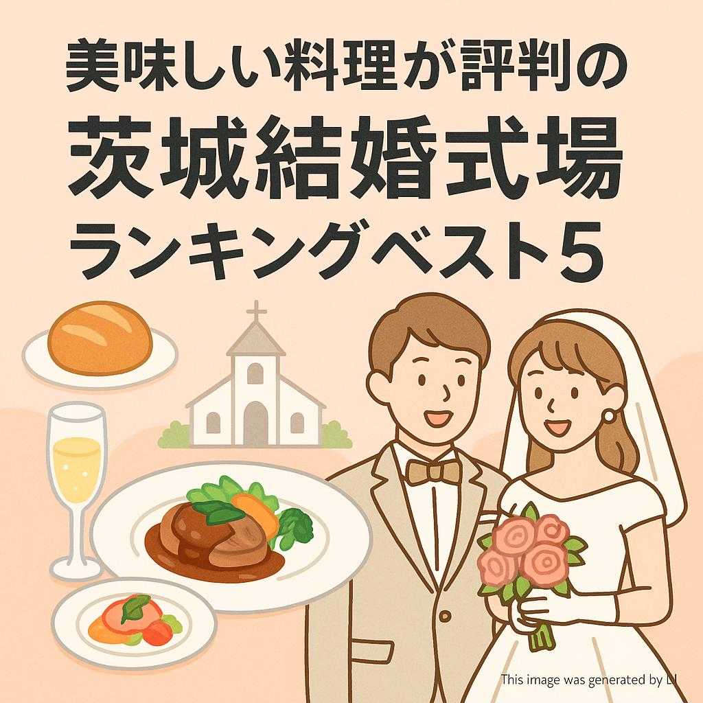 美味しい料理が評判の茨城結婚式場 ランキングベスト5