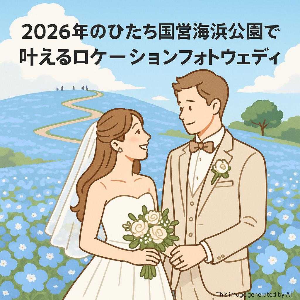 2026年のひたち国営海浜公園で叶えるロケーションフォトウェディング