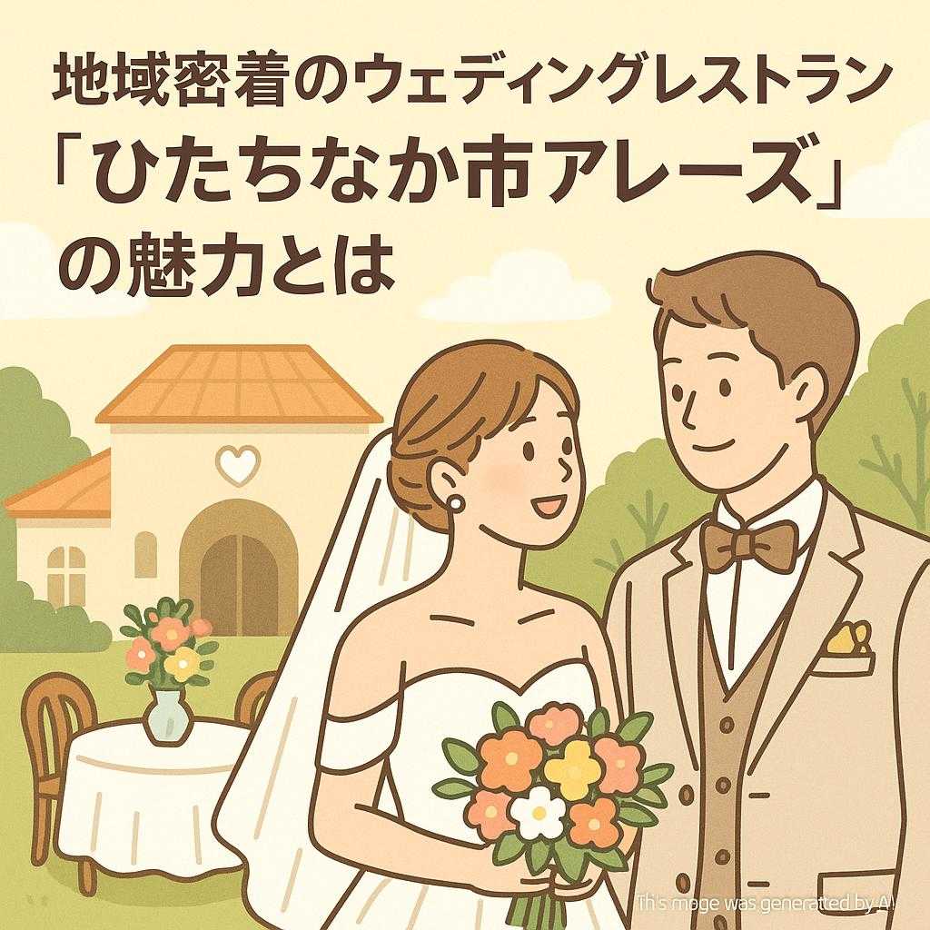 地域密着のウェディングレストラン「ひたちなか市アレーズ」の魅力とは