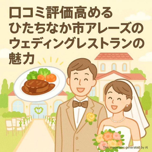 口コミ評価高めるひたちなか市アレーズのウェディングレストランの魅力
