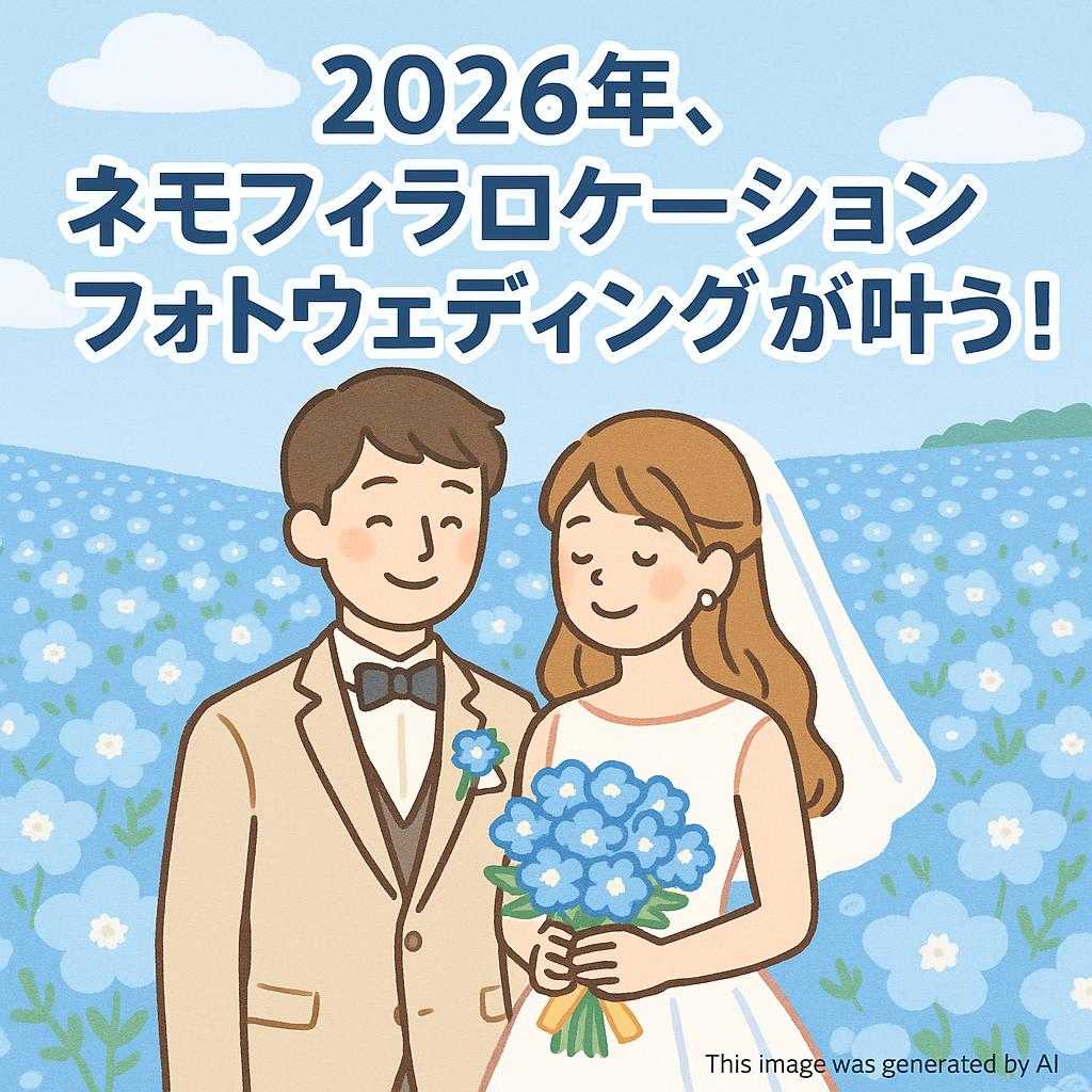 2026年、ネモフィラロケーションフォトウェディングが叶う！