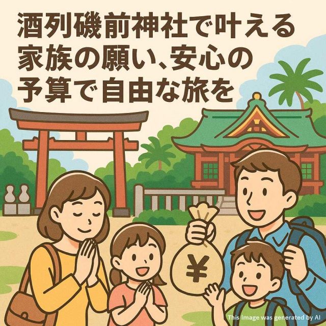 酒列磯前神社で叶える家族の願い、安心の予算で自由な旅を