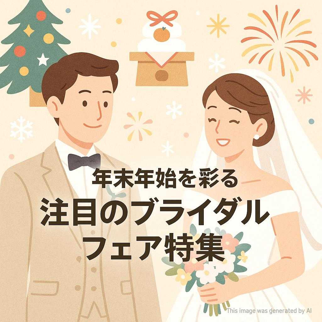年末年始を彩る注目のブライダルフェア特集