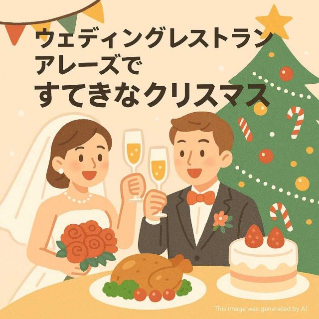 ウェディングレストランアレーズですてきなクリスマス