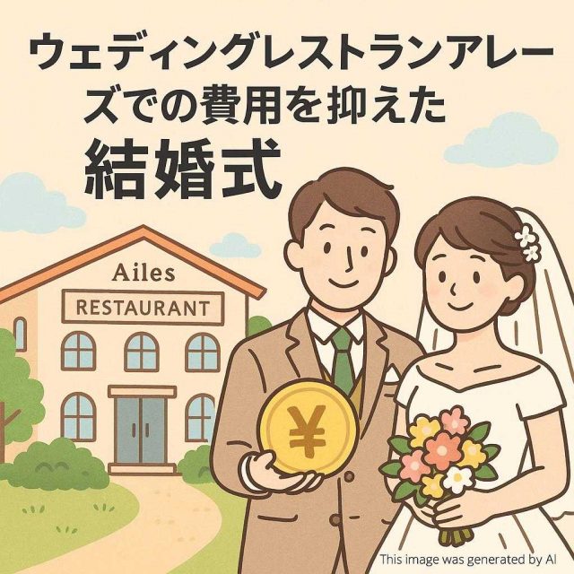 ウェディングレストランアレーズでの費用を抑えた結婚式