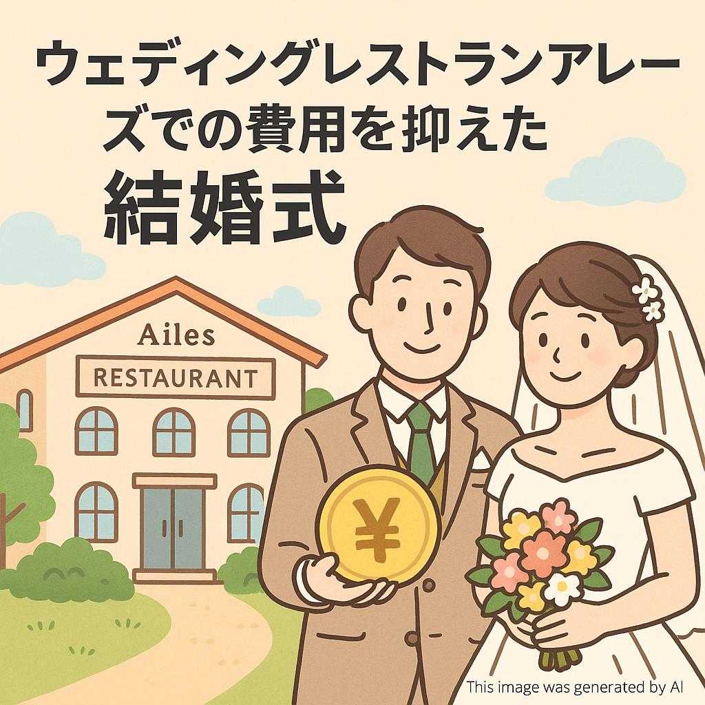 ウェディングレストランアレーズでの費用を抑えた結婚式