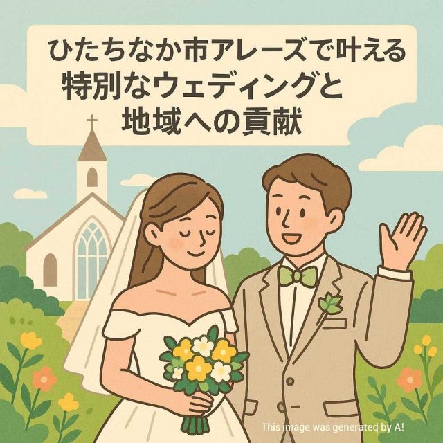 ひたちなか市アレーズで叶える特別なウェディングと地域への貢献