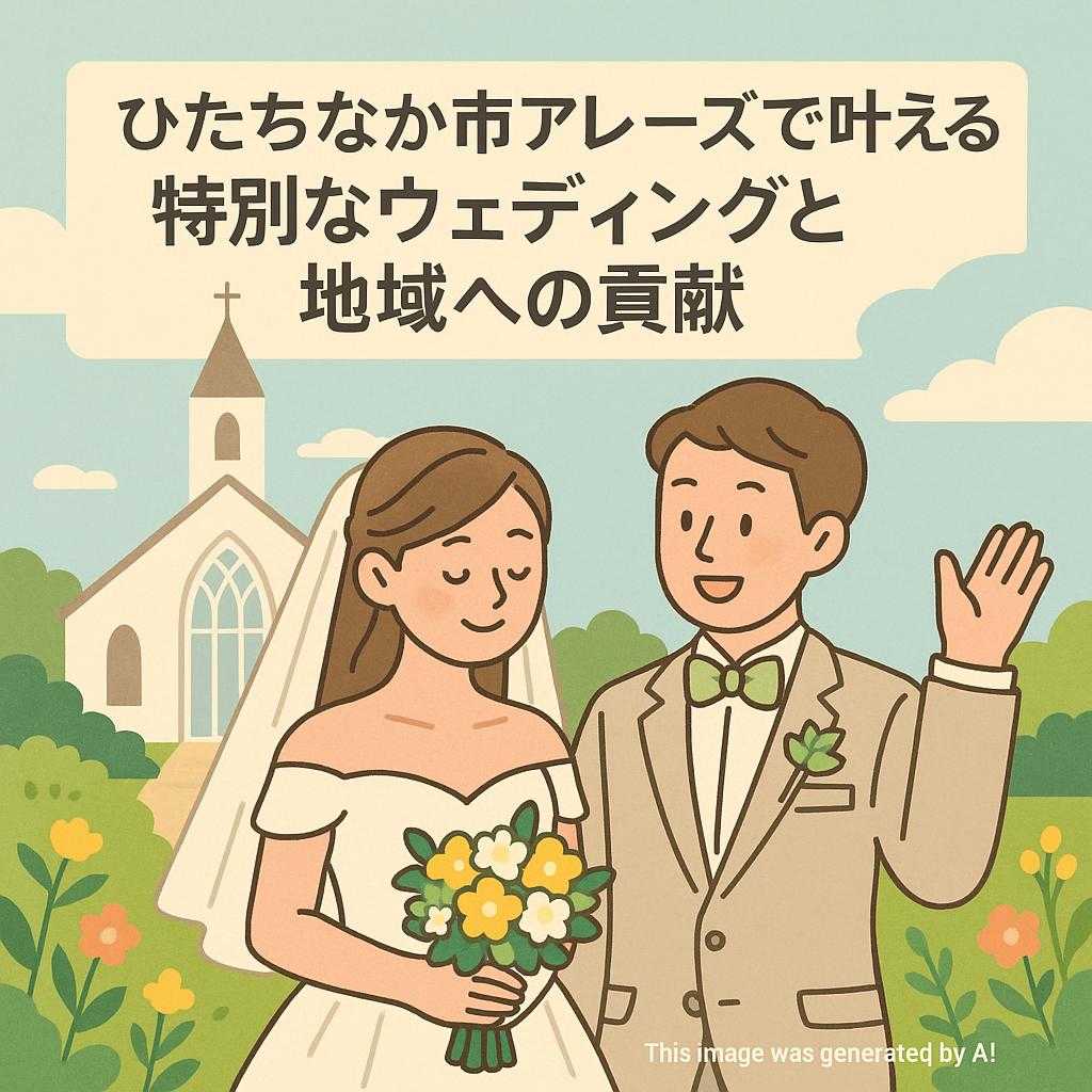 ひたちなか市アレーズで叶える特別なウェディングと地域への貢献